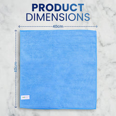 Microfiber Cleaning Cloth – 5 PCS PKT | 40x40 cm - SNH Packing