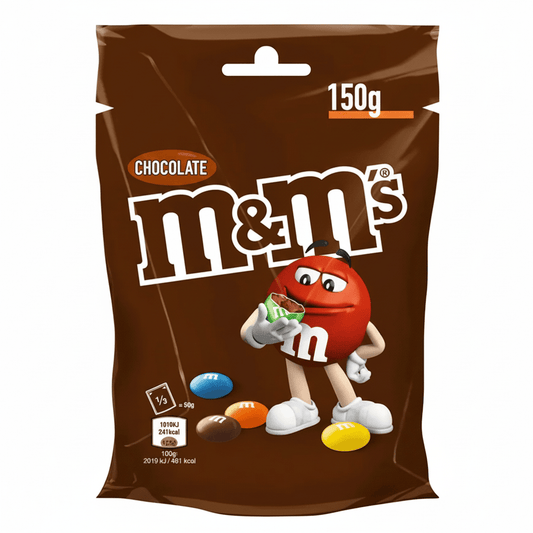 M&M PLAIN (NEW) 30 PKTS X 150 GRAMS ARABIC - SNH Packing