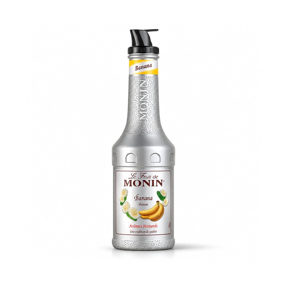 Monin Banana Fruit Mix Puree 1L Premium Tropical Fruit Puree - SNH Packing