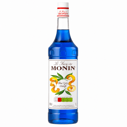 Monin Blue Lagoon Zesty Orange Syrup 1L Citrus Flavour Beverage Syrup - SNH Packing