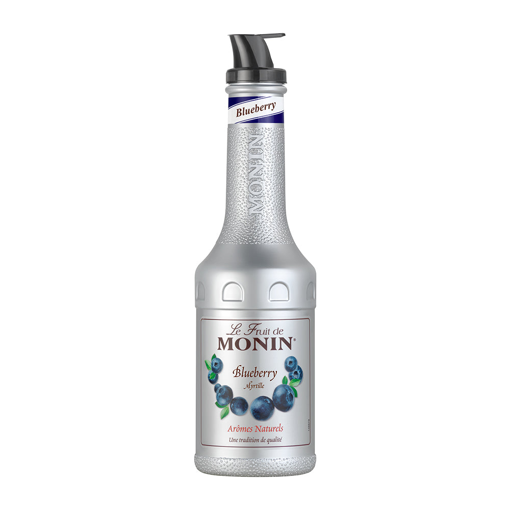 Monin Blueberry Fruit Mix Puree Sweet Ripe Flavour 1L