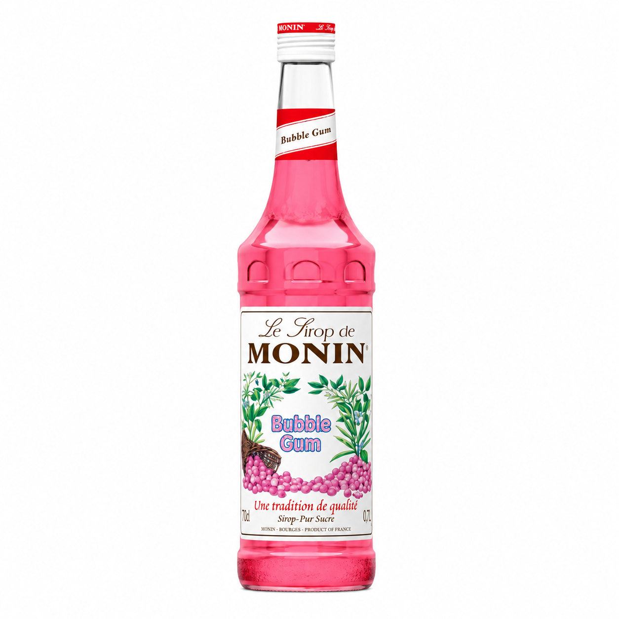 Monin Bubble Gum Syrup Sweet Fruity Flavour 700ml
