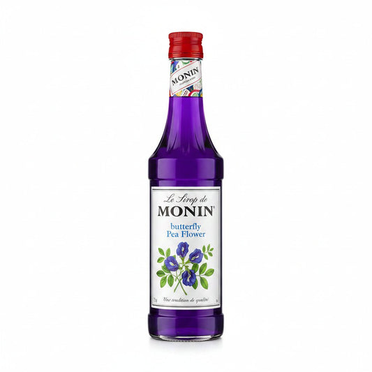 Monin Butterfly Pea Syrup 700ML Natural Floral Beverage Syrup - SNH Packing