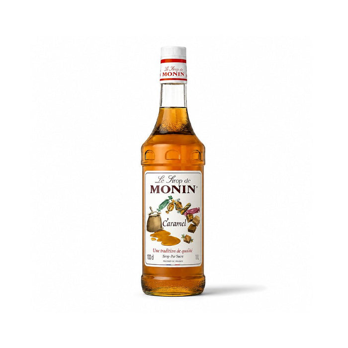 Monin Caramel Syrup 1L Premium Coffee Flavour Beverage Syrup