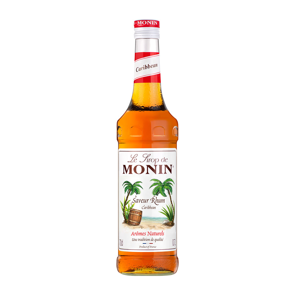 Monin Caribbean Rum Syrup Non Alcoholic Flavour 700ML