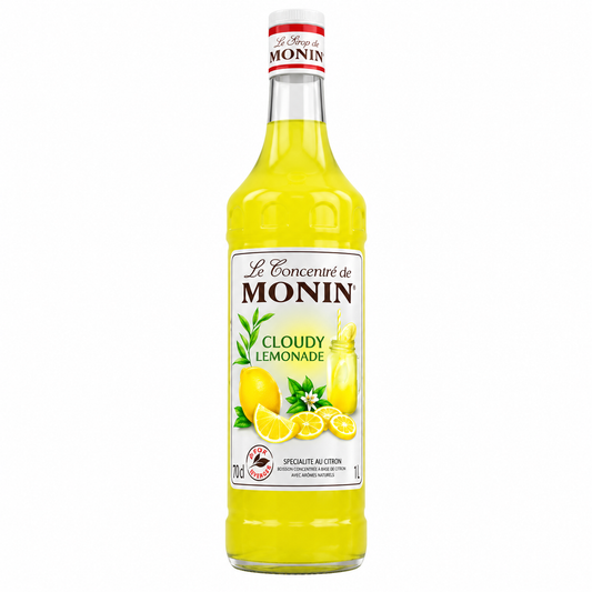 Monin Cloudy Lemonade Syrup Citrus Flavour 1L