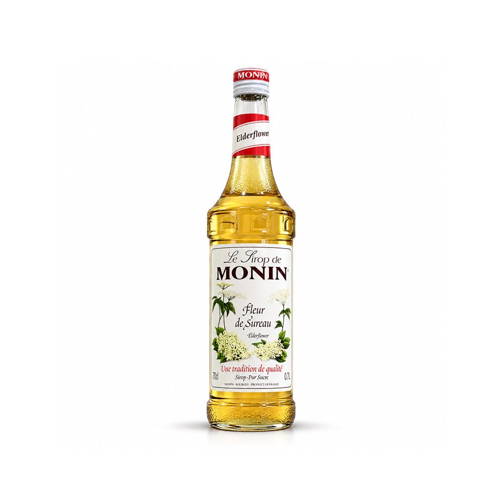 Monin Elderflower Syrup 700ml for Cocktails and Lemonades - SNH Packing