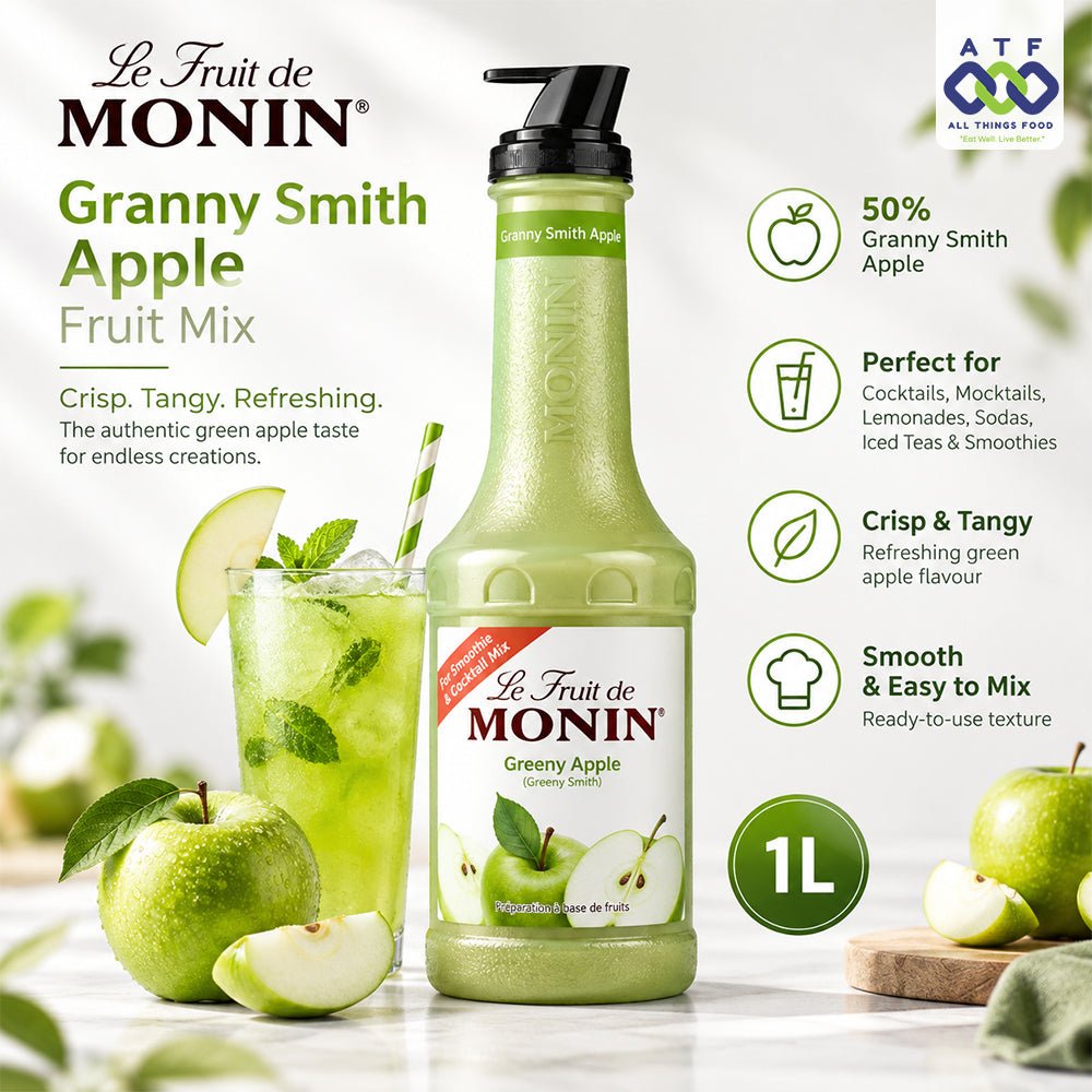 Monin Granny Smith Apple Fruit Mix 1L - SNH Packing