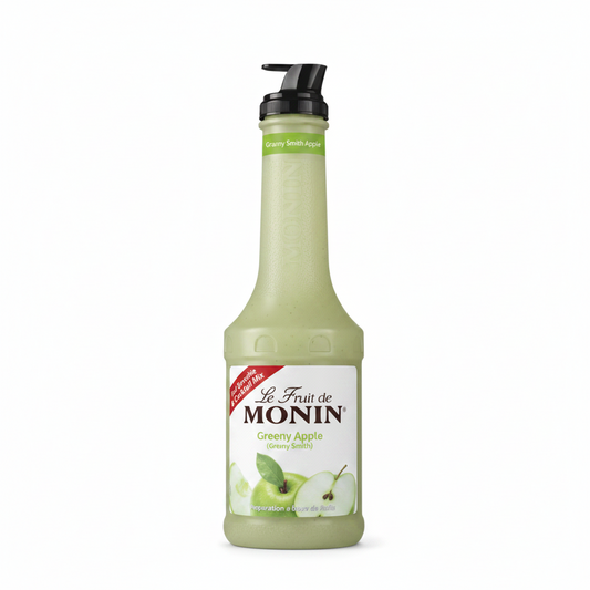 Monin Granny Smith Apple Fruit Mix Crisp Apple Flavour 1L