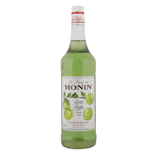 Monin Green Apple Syrup 10 Percent Apple Juice 1L
