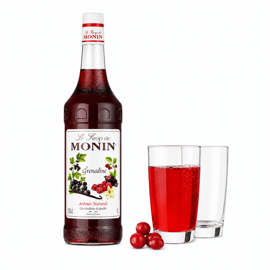Monin Grenadine Syrup 1L for Mocktails Cocktails - SNH Packing