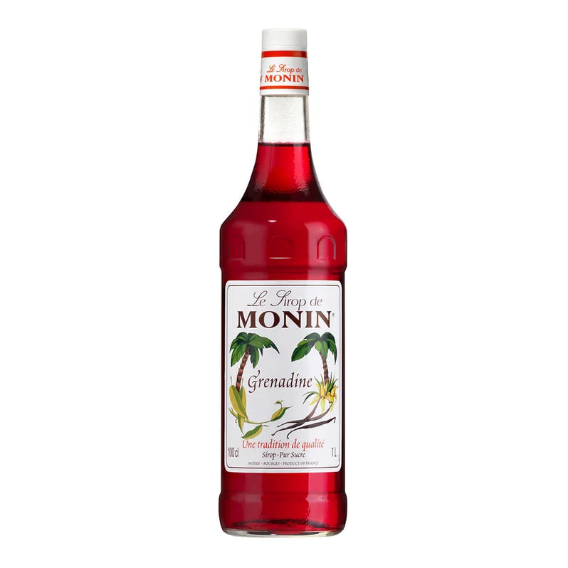 Monin Grenadine Syrup Sweet Tangy Fruit Flavour 1L