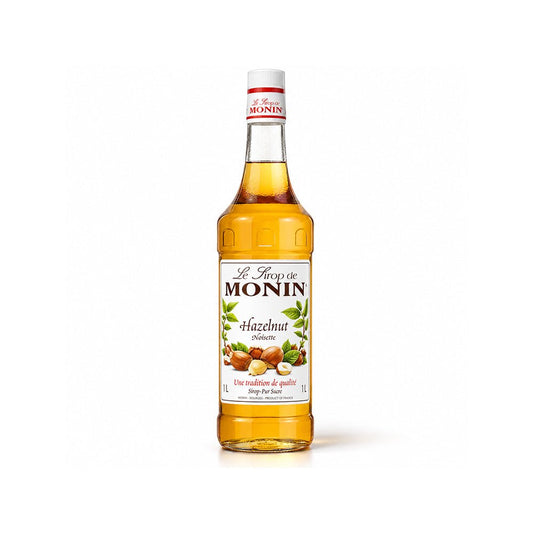 Monin Hazelnut Syrup 1L Premium Nutty Coffee Beverage Syrup - SNH Packing