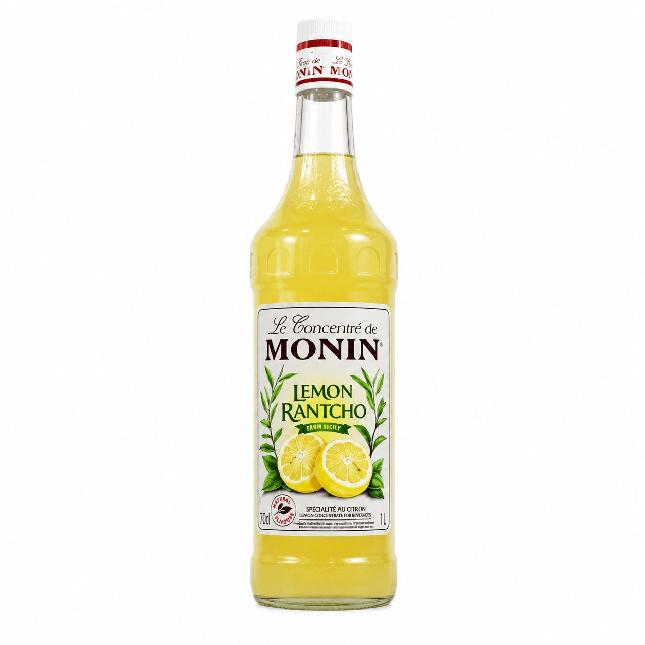 Monin Lemon Rantcho Syrup 1L Tangy Zesty Lemon Flavour - SNH Packing