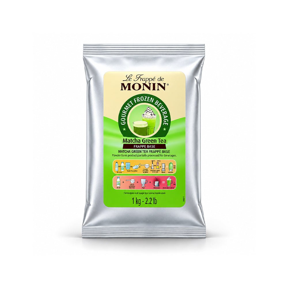 Monin Matcha Green Tea Frappe Base Powder 1kg - SNH Packing