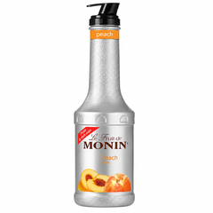 Monin Peach Fruit Mix Puree Sweet Peach Flavour 1L
