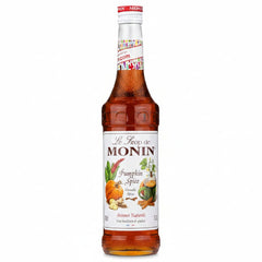 Monin Pumpkin Spice Syrup 700ml for Lattes and Hot Drinks - SNH Packing