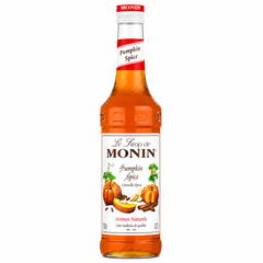Monin Pumpkin Spice Syrup 10 Percent Pumpkin Juice 700ml