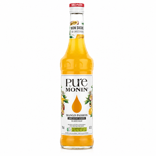Monin Pure Mango Passion Concentrate No Added Sugar 700ml