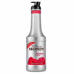 Monin Raspberry Fruit Mix Puree 1L Premium Berry Fruit Puree - SNH Packing