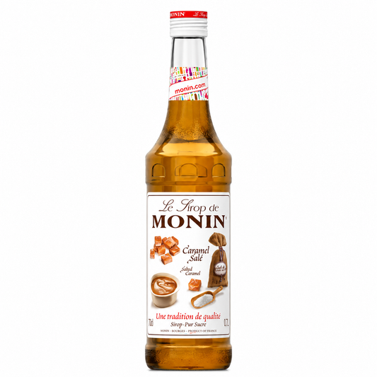 Monin Salted Caramel Syrup Rich Buttery Flavour 700ML