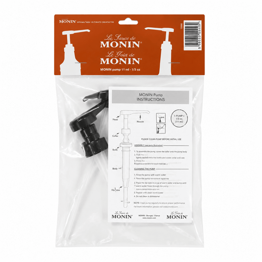 Monin Sauce Pump 1.89L Bottle 15ML Portion Dispenser Accessory - SNH Packing