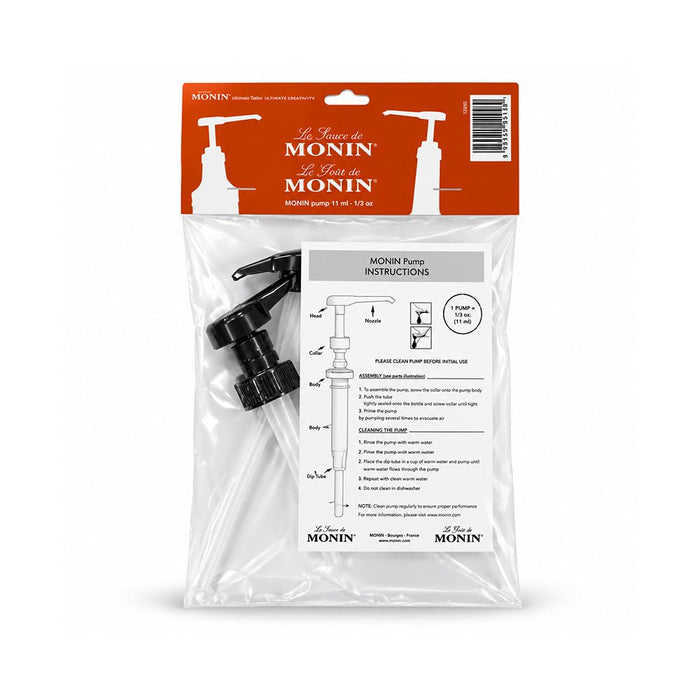 Monin Sauce Pump 1.89L Bottle 15ML Portion Dispenser Accessory