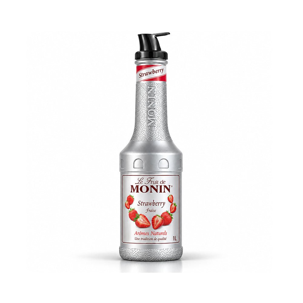 Monin Strawberry Fruit Mix Puree 1L Premium Berry Fruit Puree - SNH Packing