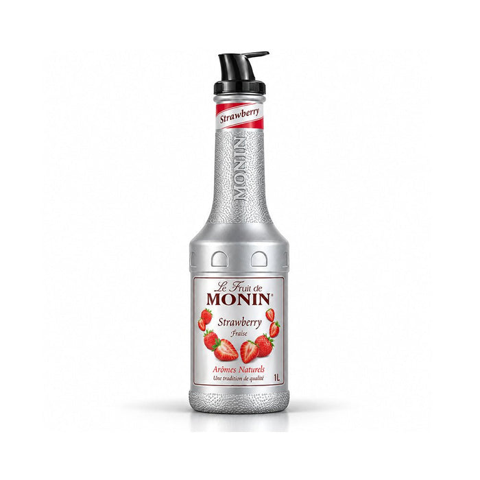 Monin Strawberry Fruit Mix Puree 1L Premium Berry Fruit Puree
