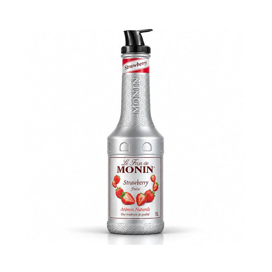 Monin Strawberry Fruit Mix Puree 1L Premium Berry Fruit Puree - SNH Packing