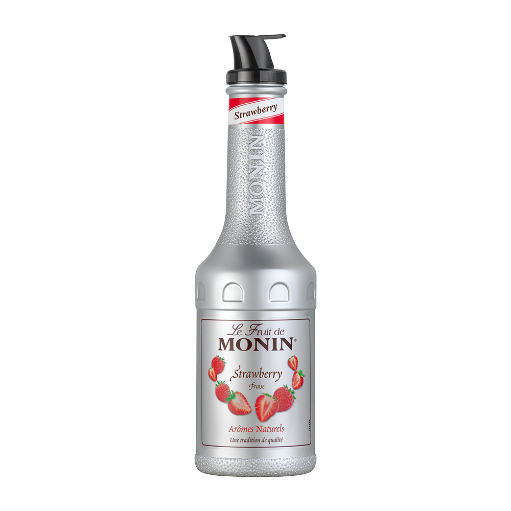 Monin Strawberry Fruit Mix Puree 50 Percent Strawberry Puree 1L