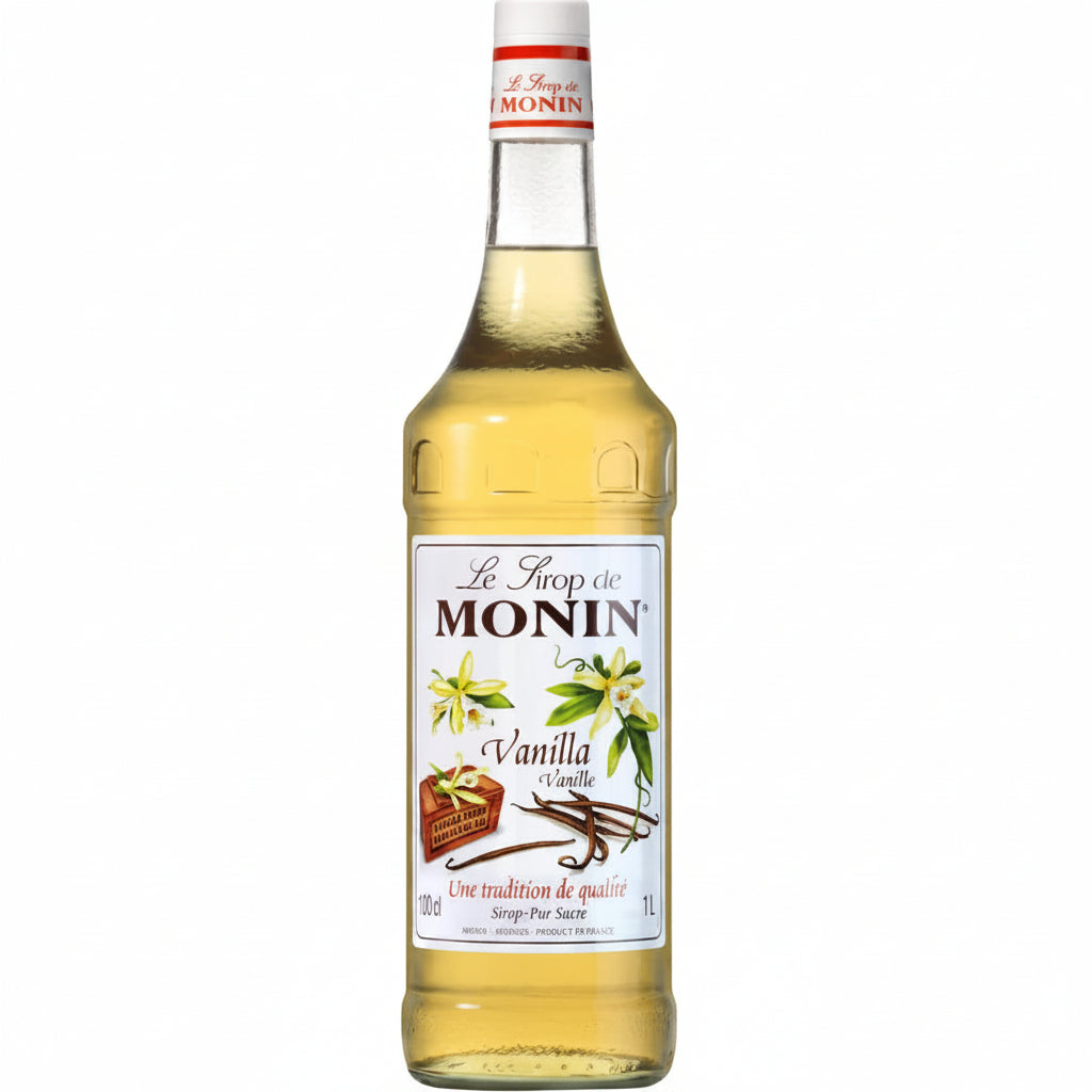 Monin Vanilla Syrup Smooth Aromatic Flavour 1L