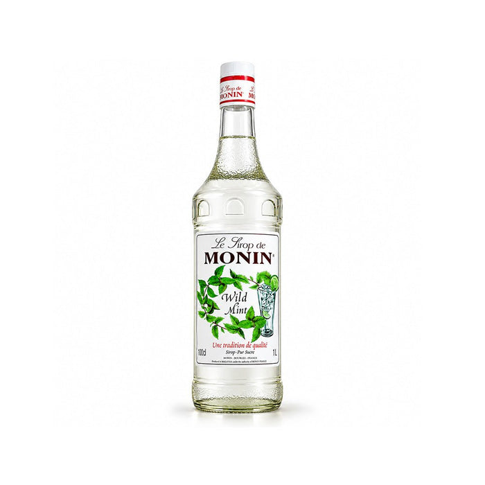 Monin Wild Mint Syrup 1L for Mojitos Lemonades