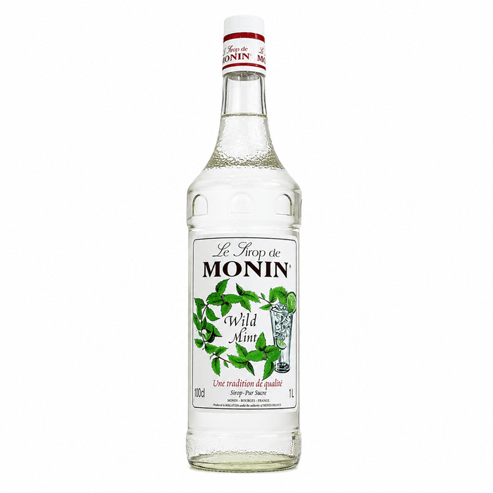 Monin Wild Mint Syrup 1L for Mojitos Lemonades