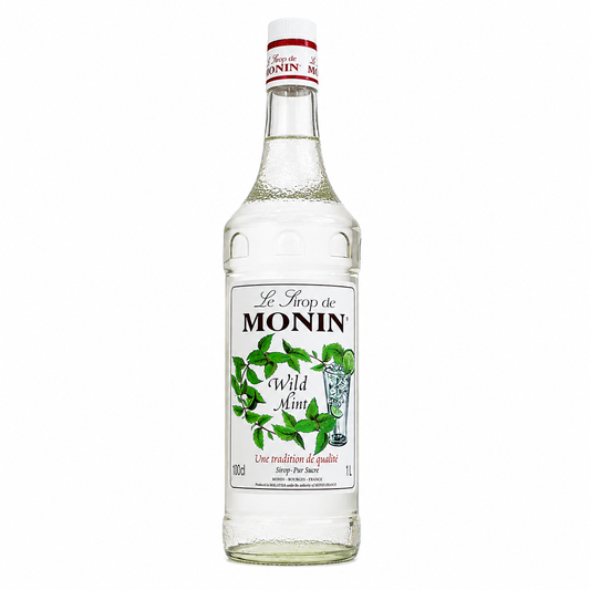 Monin Wild Mint Syrup Refreshing Spearmint Flavour 1L