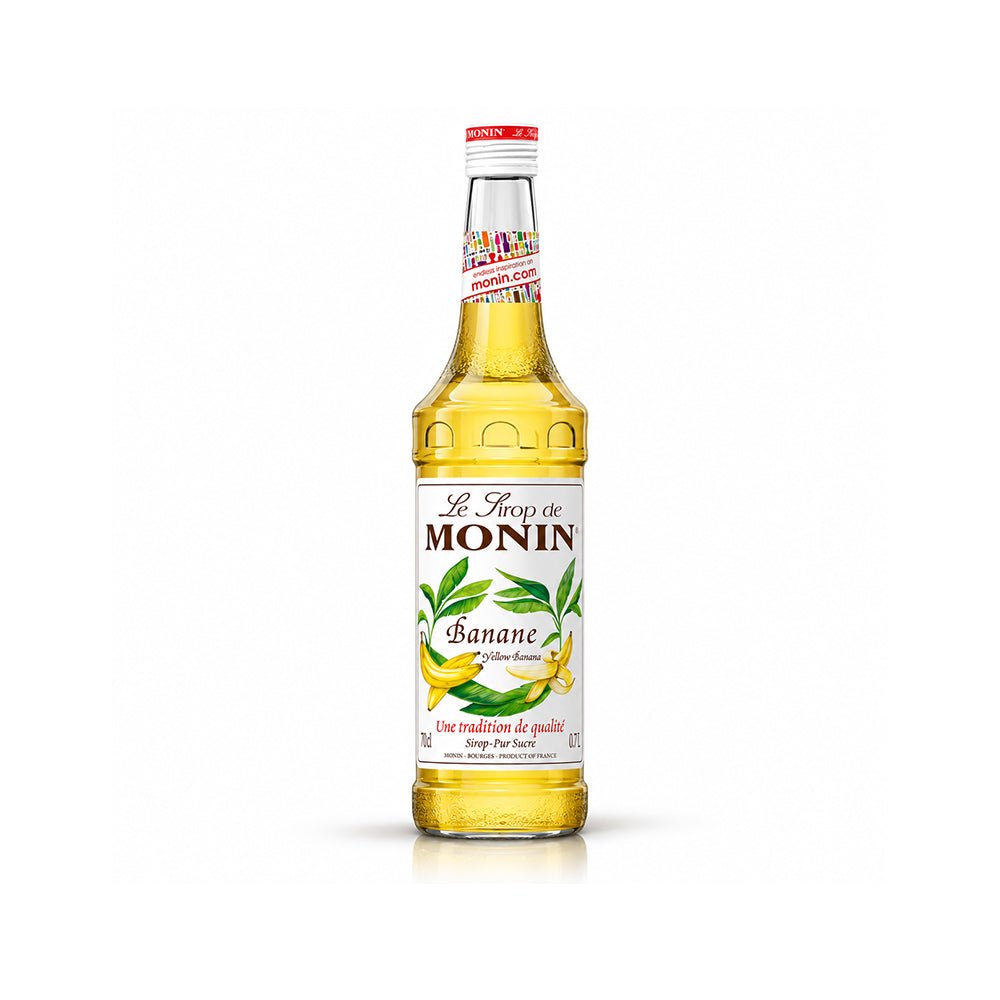 Monin Yellow Banana Syrup 700ml for Cocktails and Desserts - SNH Packing