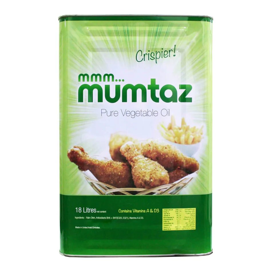 Mumtaz Pure Vegetable Cooking Oil, UAE 18LTR - SNH Packing