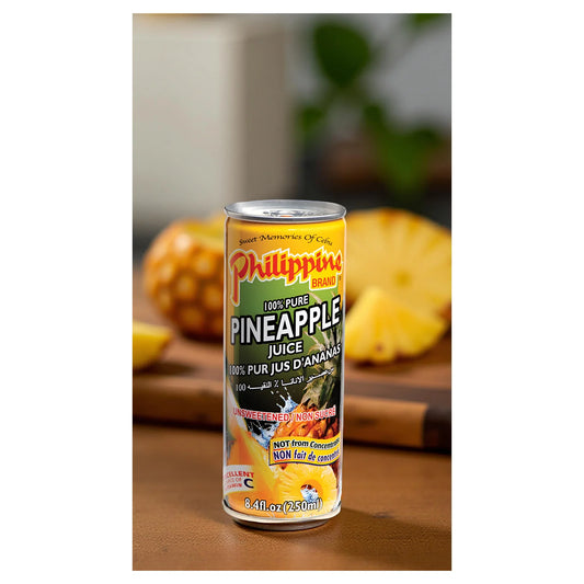 Philippine Brand 100% Pure Pineapple Juice – 250ml