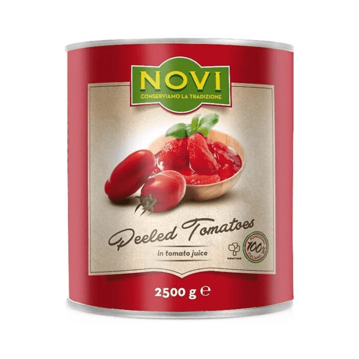 Novi Italian Peeled Tomatoes 6 x 2.25kg Cans - SNH Packing