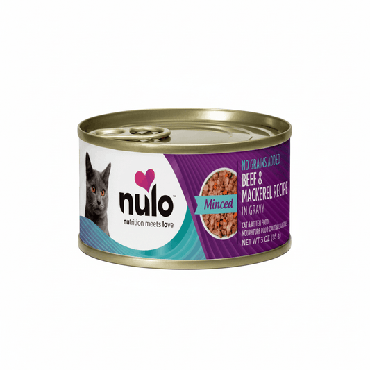 Nulo Cat Minced Beef & Mackerel 3 oz Can - SNH Packing