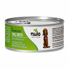 Nulo Small Breed Dog Grain-Free Duck & Chickpeas 5.5 oz Can - SNH Packing
