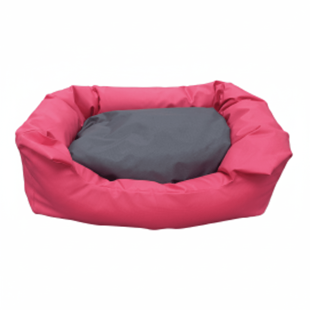 NutraPet L-56CM W-44CM H-14CM LOUNGER BED PINK & GREY S - SNH Packing