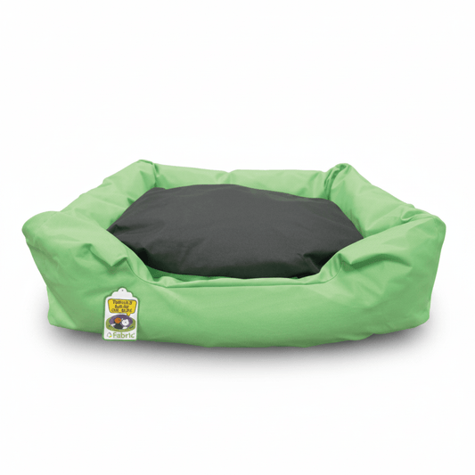 NutraPet L-75CM W-59CM H-17CM LOUNGER BED GREEN & BLACK M - SNH Packing