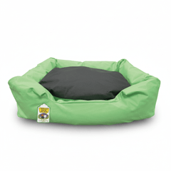 NutraPet L-75CM W-59CM H-17CM LOUNGER BED GREEN & BLACK M - SNH Packing