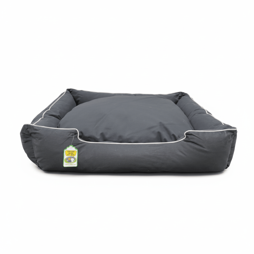NutraPet L-97CM W-82CM H-28CM W/R LOUNGER BED BLACK L - SNH Packing