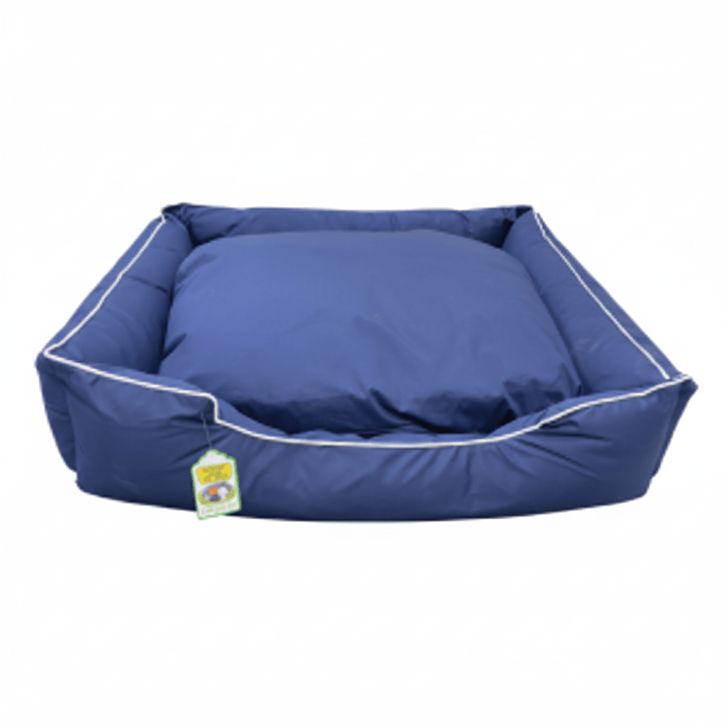 NutraPet L-97CM W-82CM H-28CM W/R LOUNGER BED NAVY L - SNH Packing