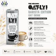 Oatly Original Barista Edition Oat Drink 1L Plant Based Coffee Drink - SNH Packing