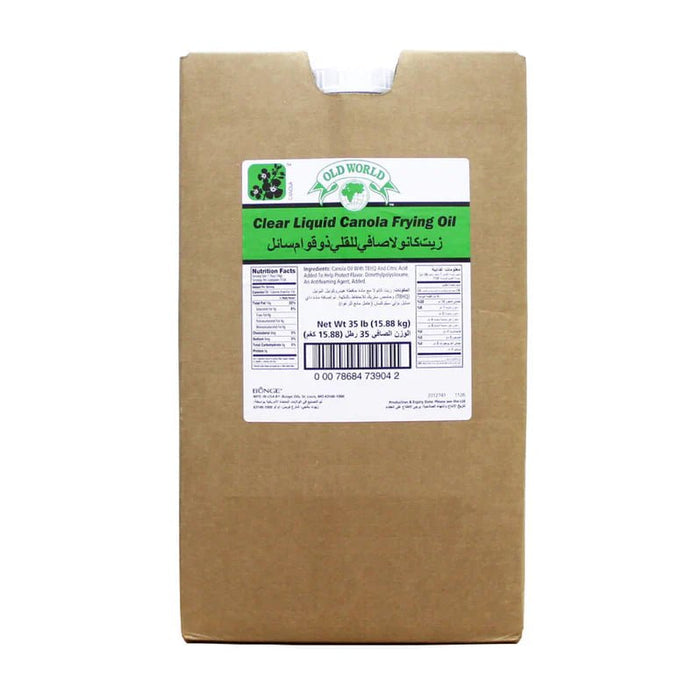 Old World Clear Liquid Canola Frying Oil, USA  15.88KG
