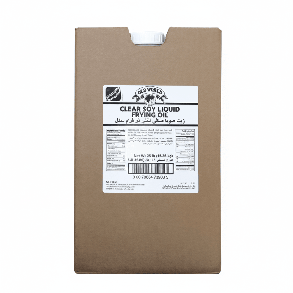 OLD WORLD CLEAR SOY LIQUID FRYING OIL 35LB - SNH Packing