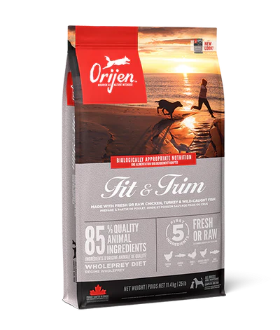 Orijen Fit & Trim Protein-Rich Adult Dog Dry Food | 2kg, 6kg & 11.4kg
